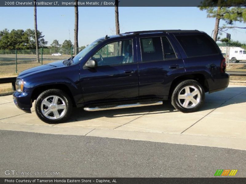 Imperial Blue Metallic / Ebony 2008 Chevrolet TrailBlazer LT