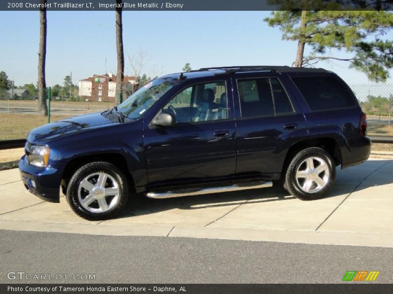 Imperial Blue Metallic / Ebony 2008 Chevrolet TrailBlazer LT