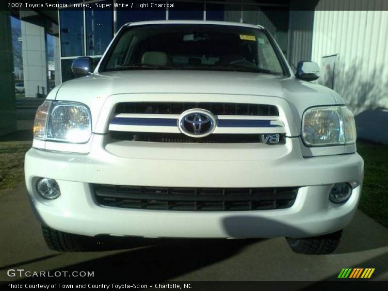 Super White / Light Charcoal 2007 Toyota Sequoia Limited