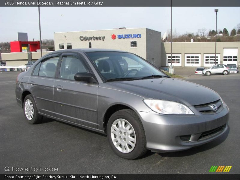Magnesium Metallic / Gray 2005 Honda Civic LX Sedan