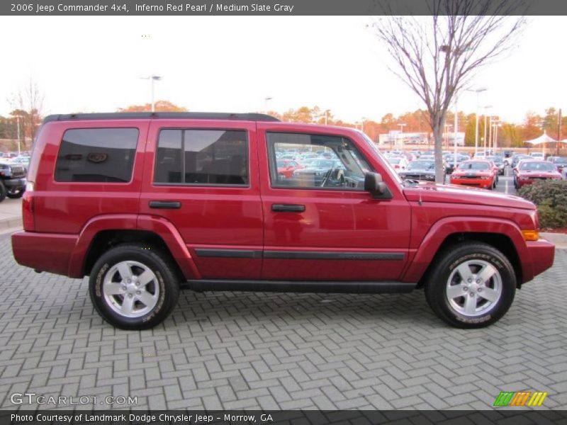 Inferno Red Pearl / Medium Slate Gray 2006 Jeep Commander 4x4