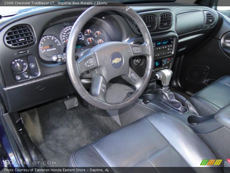 Imperial Blue Metallic / Ebony 2008 Chevrolet TrailBlazer LT