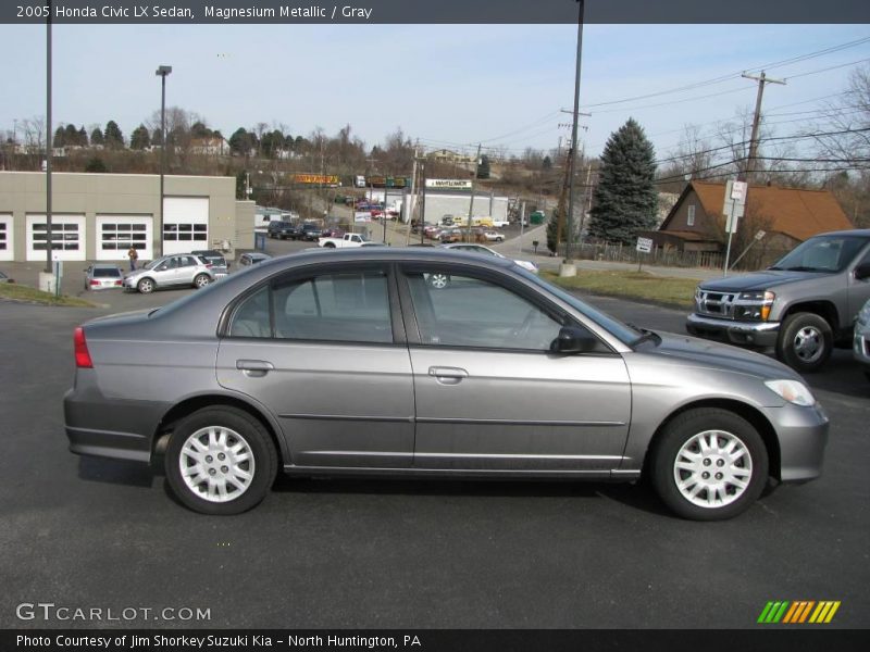 Magnesium Metallic / Gray 2005 Honda Civic LX Sedan