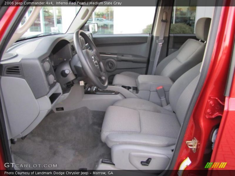 Inferno Red Pearl / Medium Slate Gray 2006 Jeep Commander 4x4