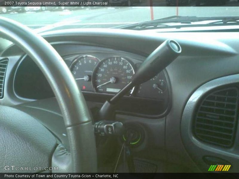 Super White / Light Charcoal 2007 Toyota Sequoia Limited