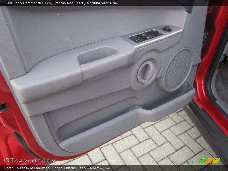 Inferno Red Pearl / Medium Slate Gray 2006 Jeep Commander 4x4
