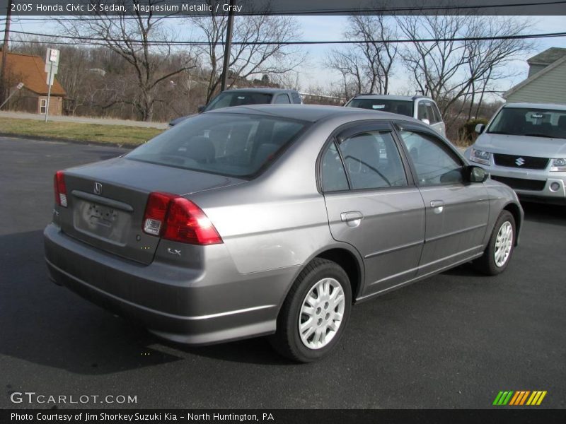Magnesium Metallic / Gray 2005 Honda Civic LX Sedan