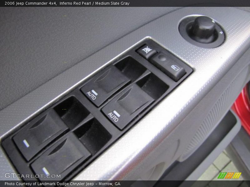 Inferno Red Pearl / Medium Slate Gray 2006 Jeep Commander 4x4