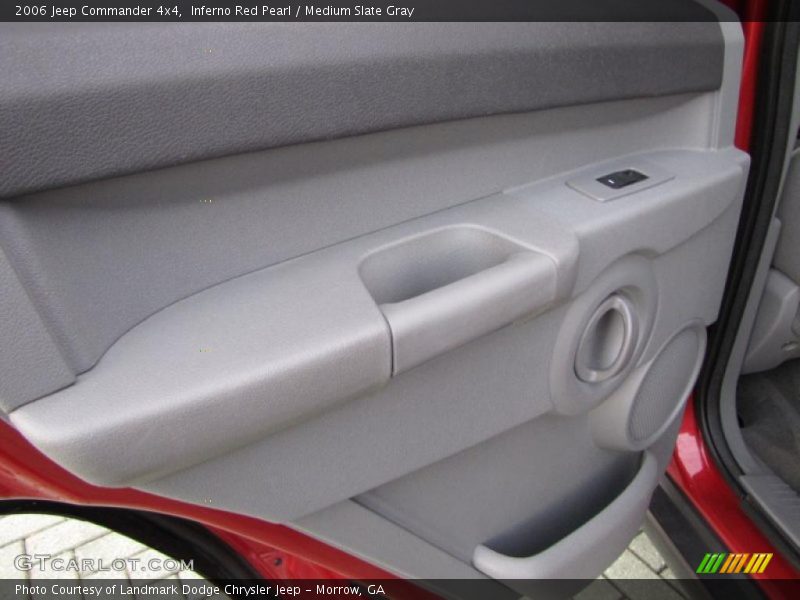 Inferno Red Pearl / Medium Slate Gray 2006 Jeep Commander 4x4