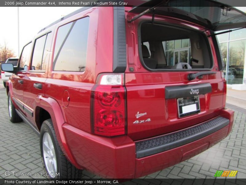 Inferno Red Pearl / Medium Slate Gray 2006 Jeep Commander 4x4