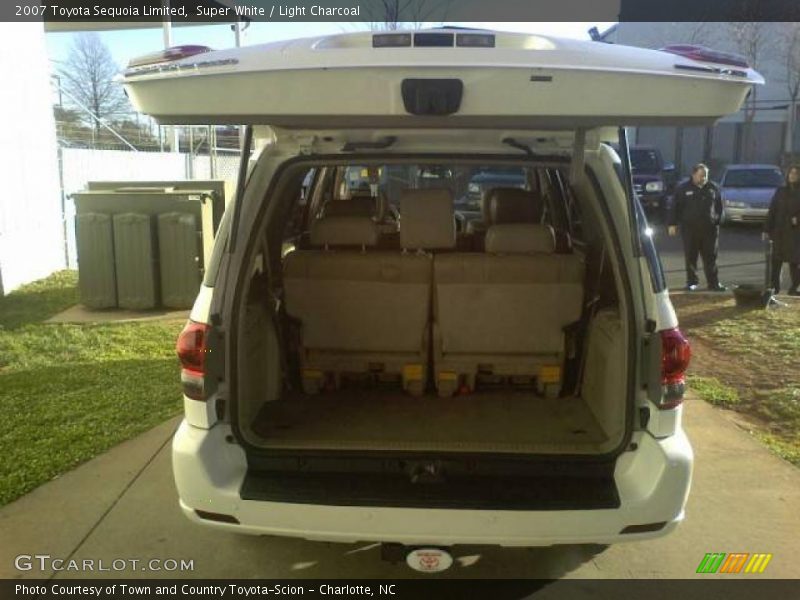 Super White / Light Charcoal 2007 Toyota Sequoia Limited