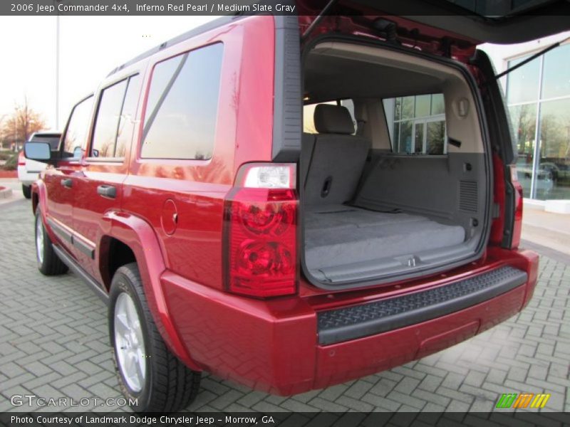 Inferno Red Pearl / Medium Slate Gray 2006 Jeep Commander 4x4