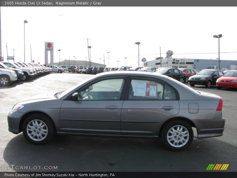 Magnesium Metallic / Gray 2005 Honda Civic LX Sedan