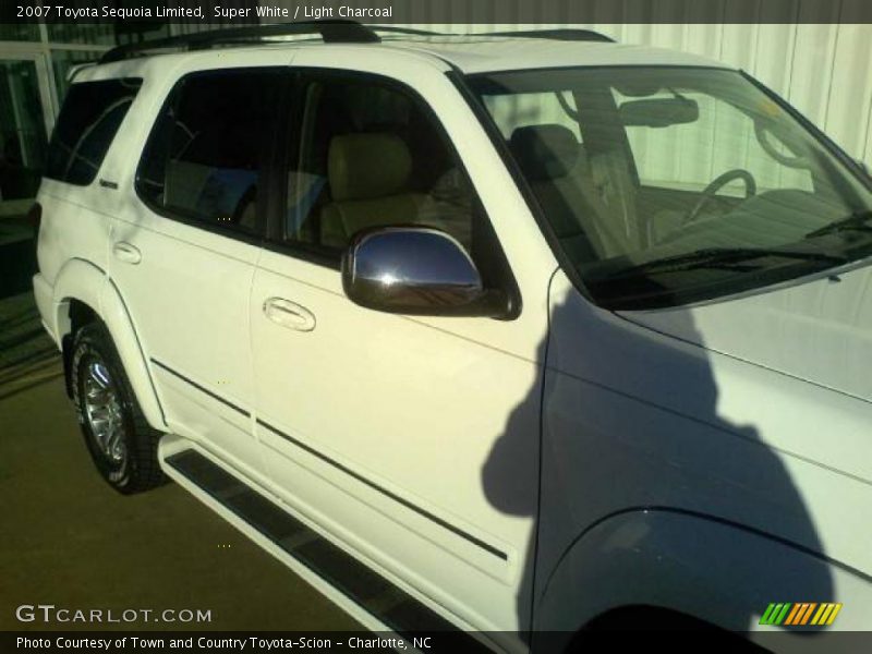 Super White / Light Charcoal 2007 Toyota Sequoia Limited