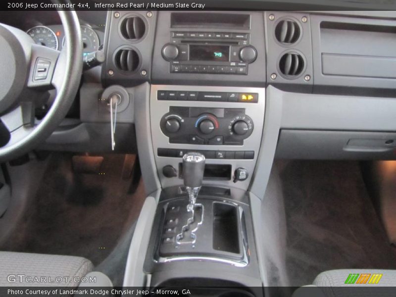 Inferno Red Pearl / Medium Slate Gray 2006 Jeep Commander 4x4