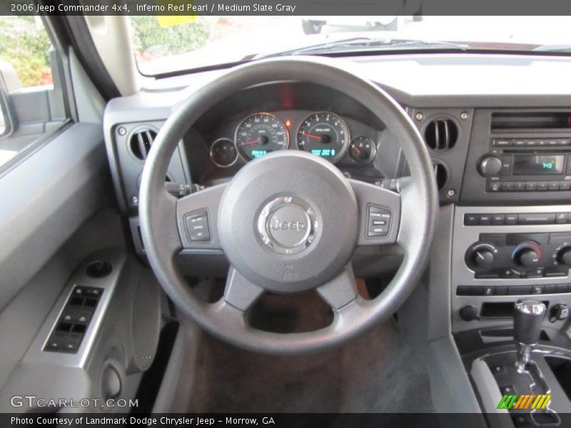 Inferno Red Pearl / Medium Slate Gray 2006 Jeep Commander 4x4
