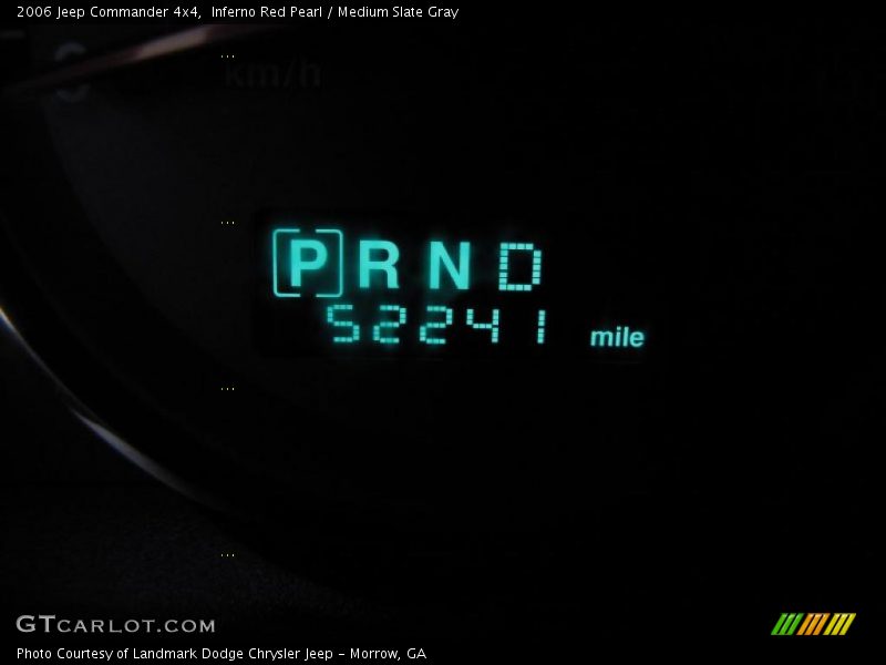 Inferno Red Pearl / Medium Slate Gray 2006 Jeep Commander 4x4