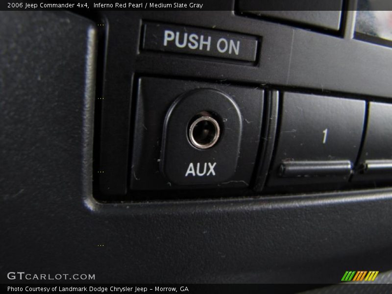 Inferno Red Pearl / Medium Slate Gray 2006 Jeep Commander 4x4