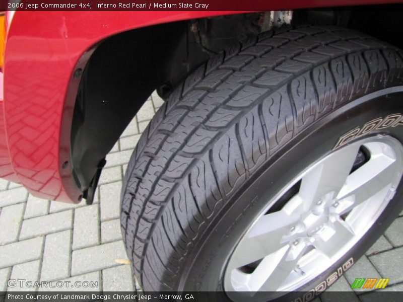 Inferno Red Pearl / Medium Slate Gray 2006 Jeep Commander 4x4