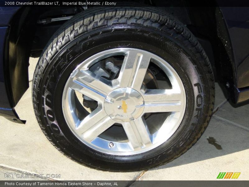 Imperial Blue Metallic / Ebony 2008 Chevrolet TrailBlazer LT