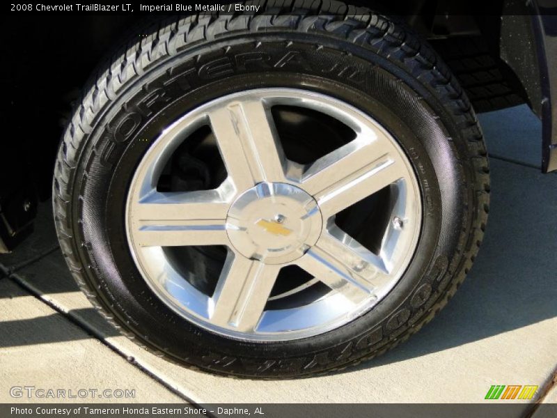 Imperial Blue Metallic / Ebony 2008 Chevrolet TrailBlazer LT