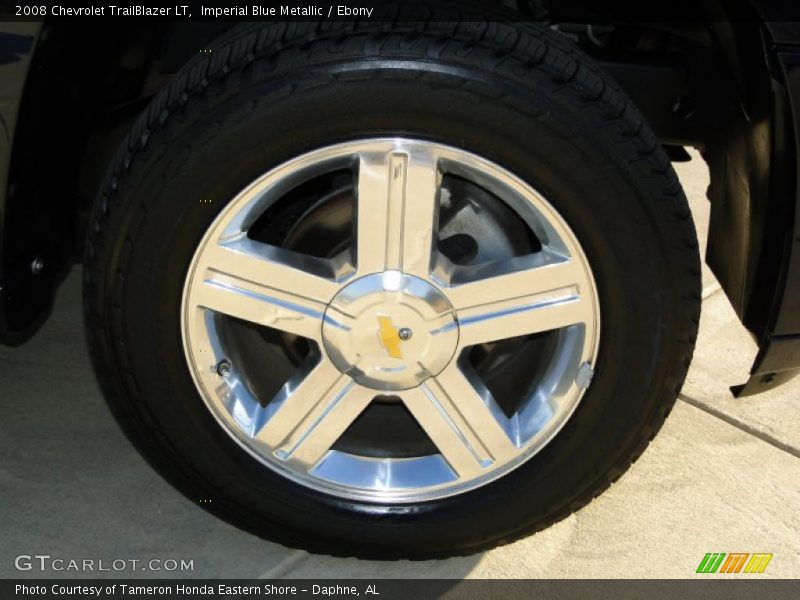 Imperial Blue Metallic / Ebony 2008 Chevrolet TrailBlazer LT