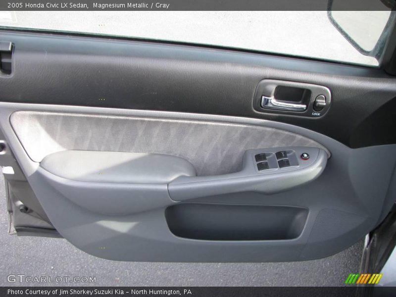 Magnesium Metallic / Gray 2005 Honda Civic LX Sedan