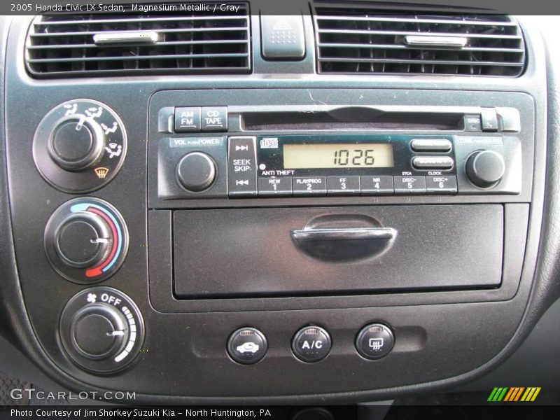 Magnesium Metallic / Gray 2005 Honda Civic LX Sedan
