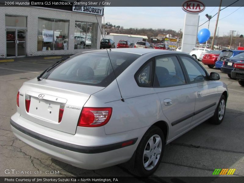 Sterling Silver / Gray 2006 Hyundai Elantra GLS Hatchback