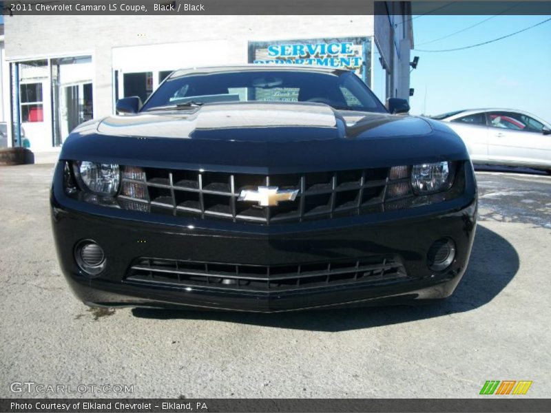 Black / Black 2011 Chevrolet Camaro LS Coupe