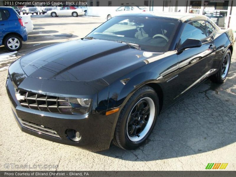 Black / Black 2011 Chevrolet Camaro LS Coupe