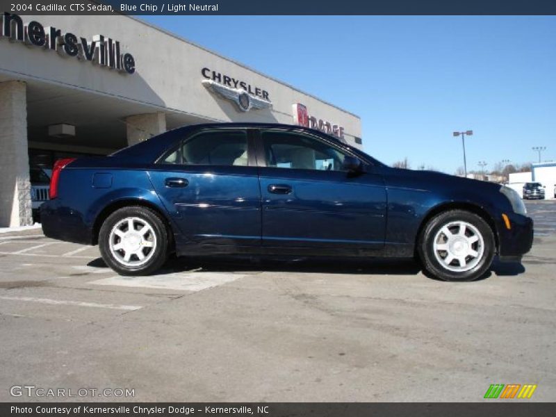 Blue Chip / Light Neutral 2004 Cadillac CTS Sedan