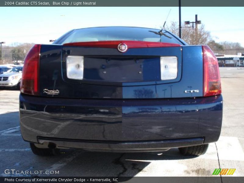 Blue Chip / Light Neutral 2004 Cadillac CTS Sedan