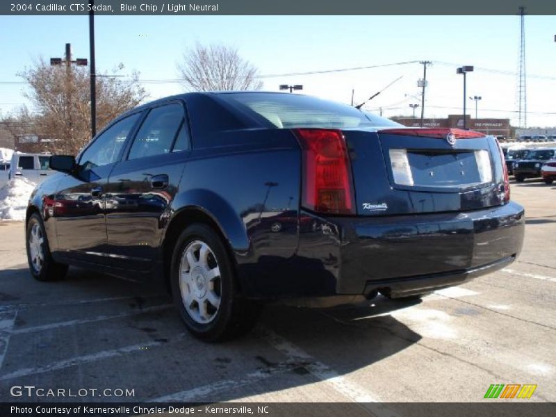 Blue Chip / Light Neutral 2004 Cadillac CTS Sedan