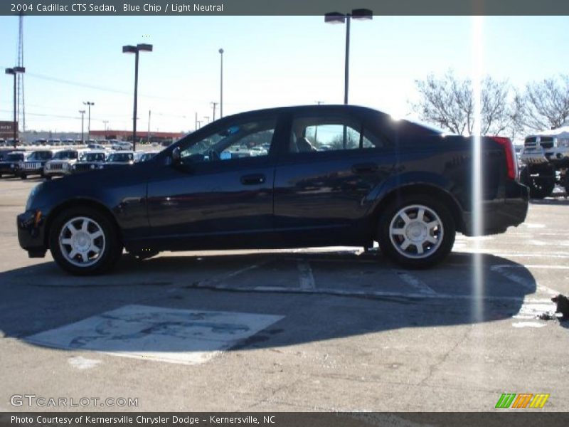 Blue Chip / Light Neutral 2004 Cadillac CTS Sedan