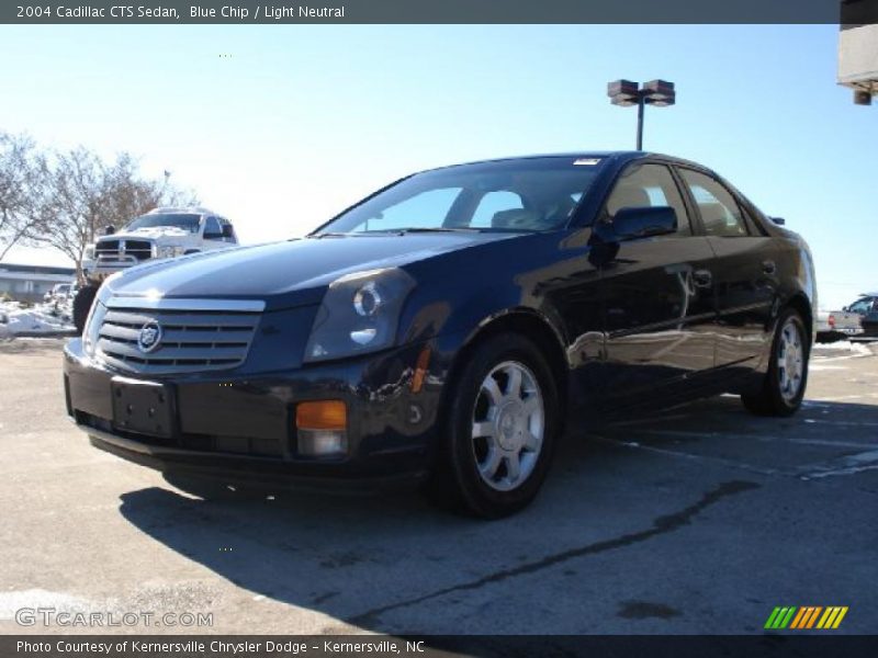 Blue Chip / Light Neutral 2004 Cadillac CTS Sedan
