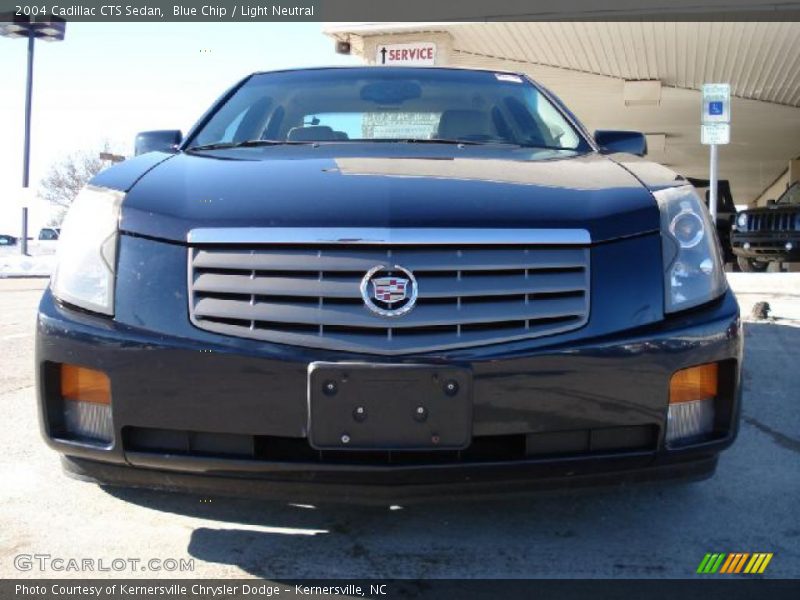 Blue Chip / Light Neutral 2004 Cadillac CTS Sedan