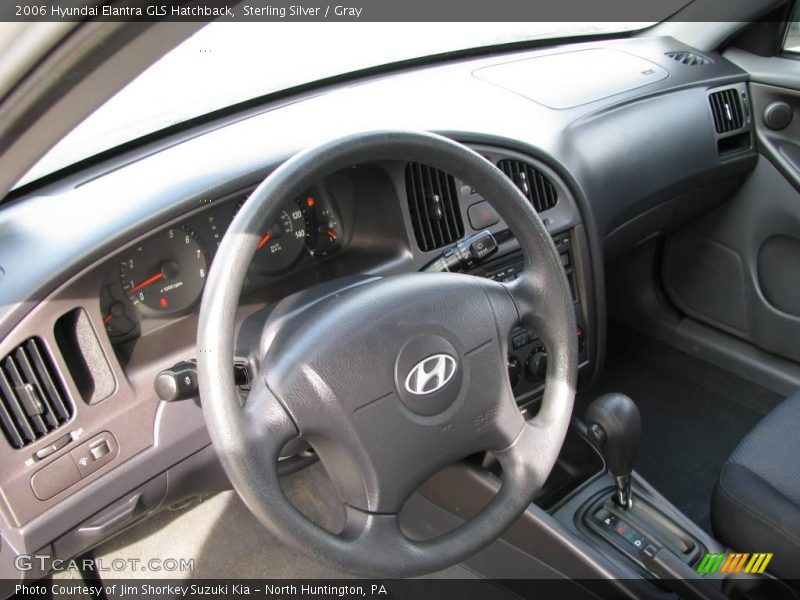 Sterling Silver / Gray 2006 Hyundai Elantra GLS Hatchback