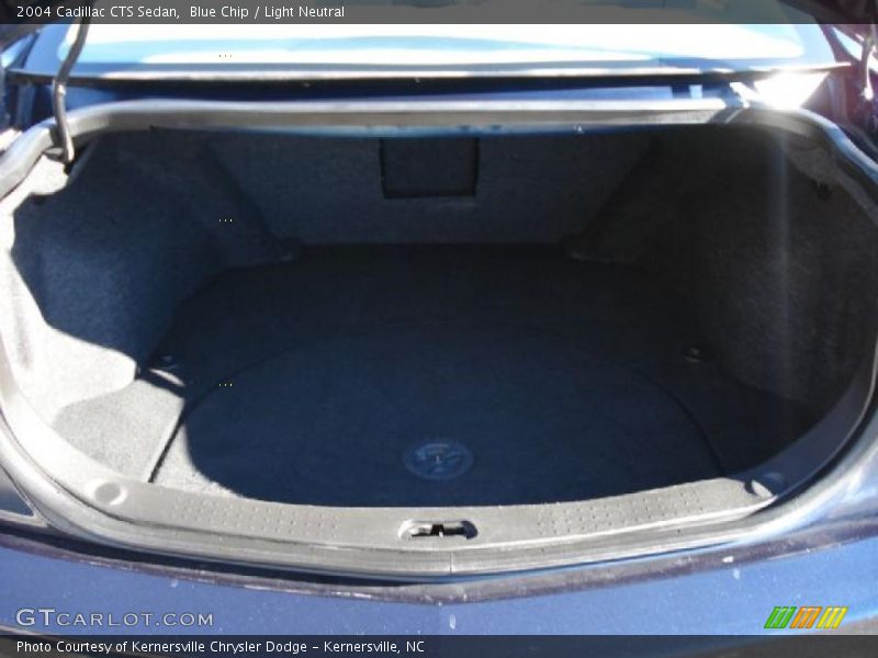 Blue Chip / Light Neutral 2004 Cadillac CTS Sedan