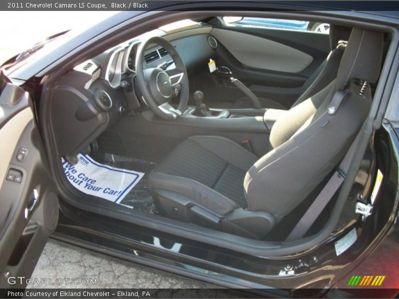  2011 Camaro LS Coupe Black Interior