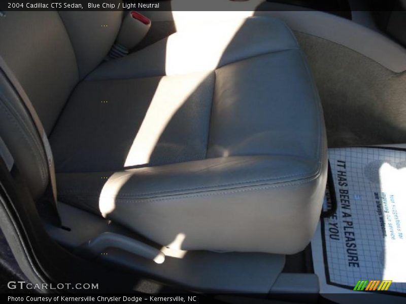 Blue Chip / Light Neutral 2004 Cadillac CTS Sedan