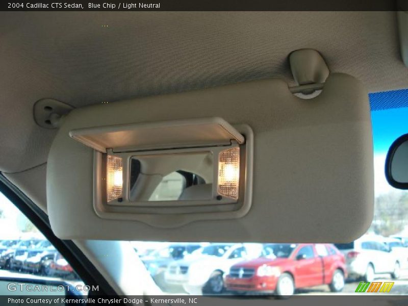Blue Chip / Light Neutral 2004 Cadillac CTS Sedan