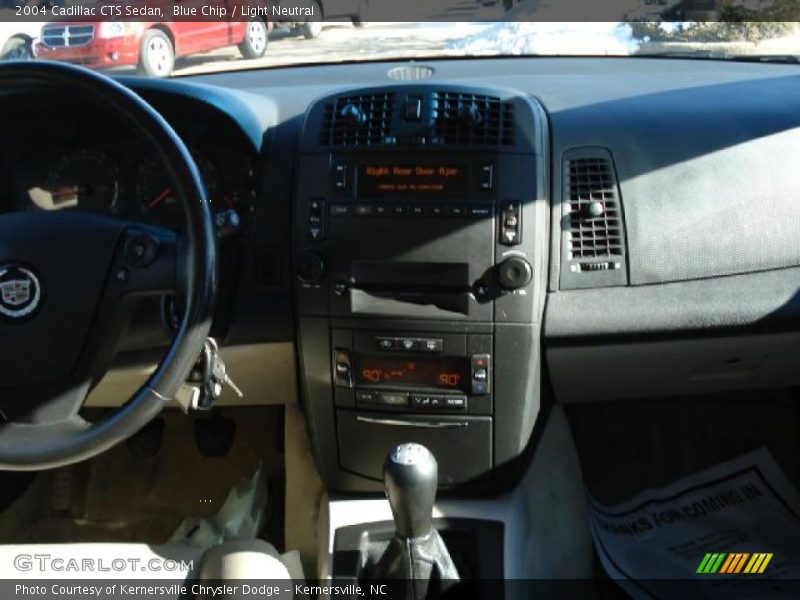 Blue Chip / Light Neutral 2004 Cadillac CTS Sedan