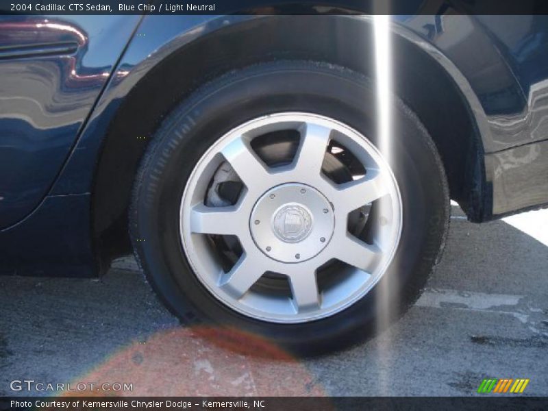 Blue Chip / Light Neutral 2004 Cadillac CTS Sedan