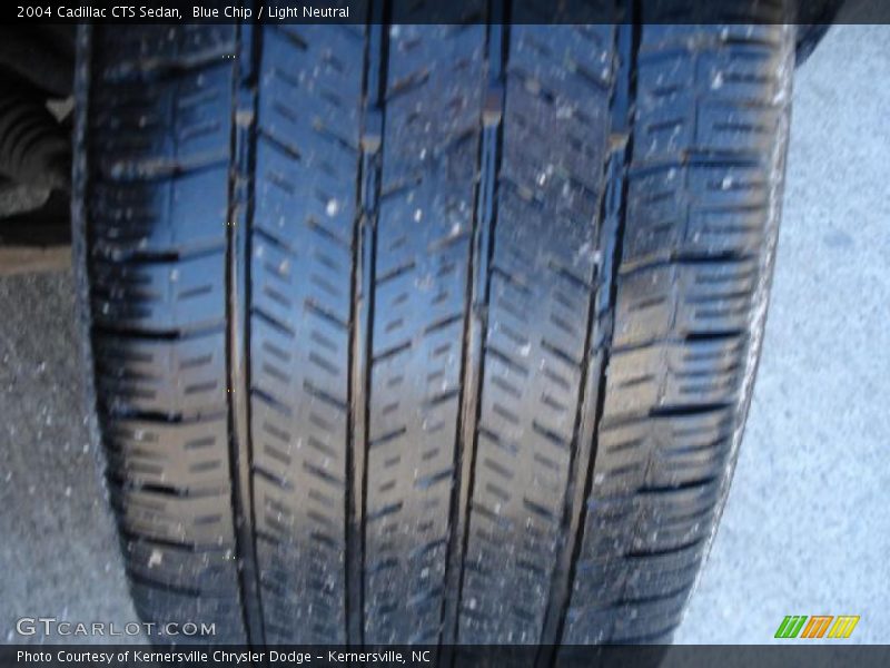 Blue Chip / Light Neutral 2004 Cadillac CTS Sedan