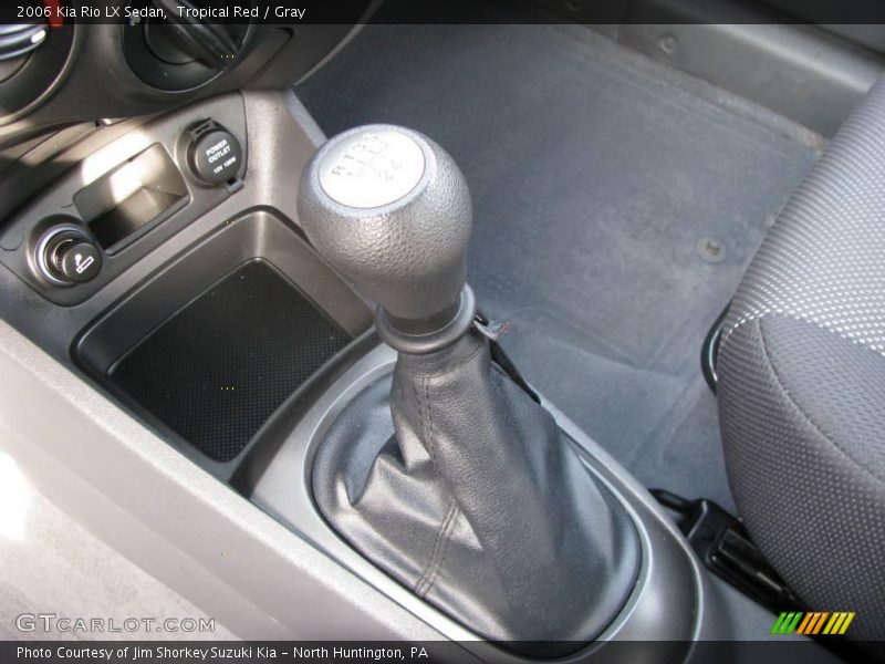 Tropical Red / Gray 2006 Kia Rio LX Sedan