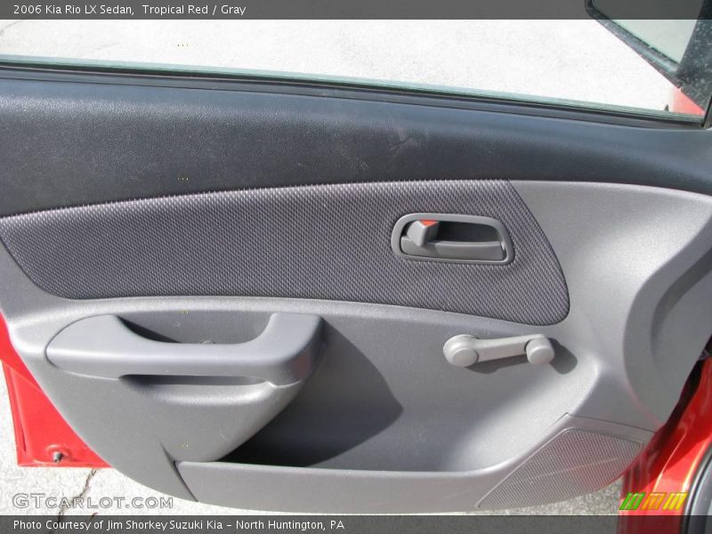 Tropical Red / Gray 2006 Kia Rio LX Sedan