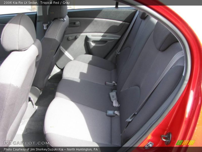 Tropical Red / Gray 2006 Kia Rio LX Sedan