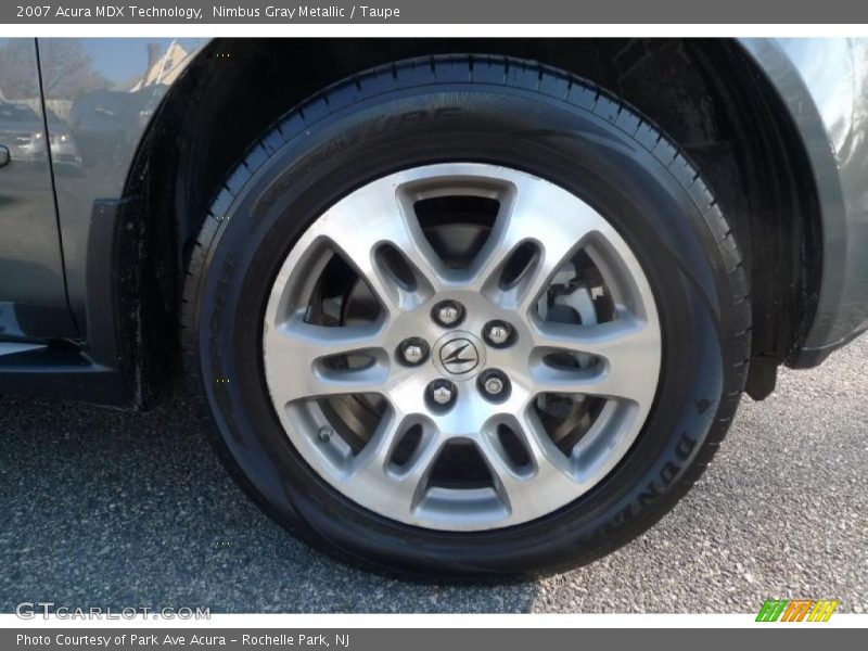 Nimbus Gray Metallic / Taupe 2007 Acura MDX Technology