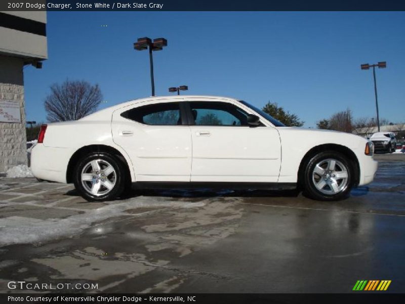 Stone White / Dark Slate Gray 2007 Dodge Charger